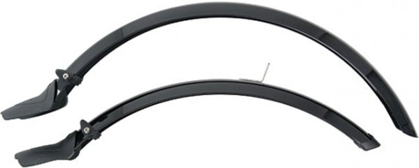 TERN Schutzblechgarnitur; Kunststoff, 20&quot;, schwarz, 55mm breit, inkl. Streben